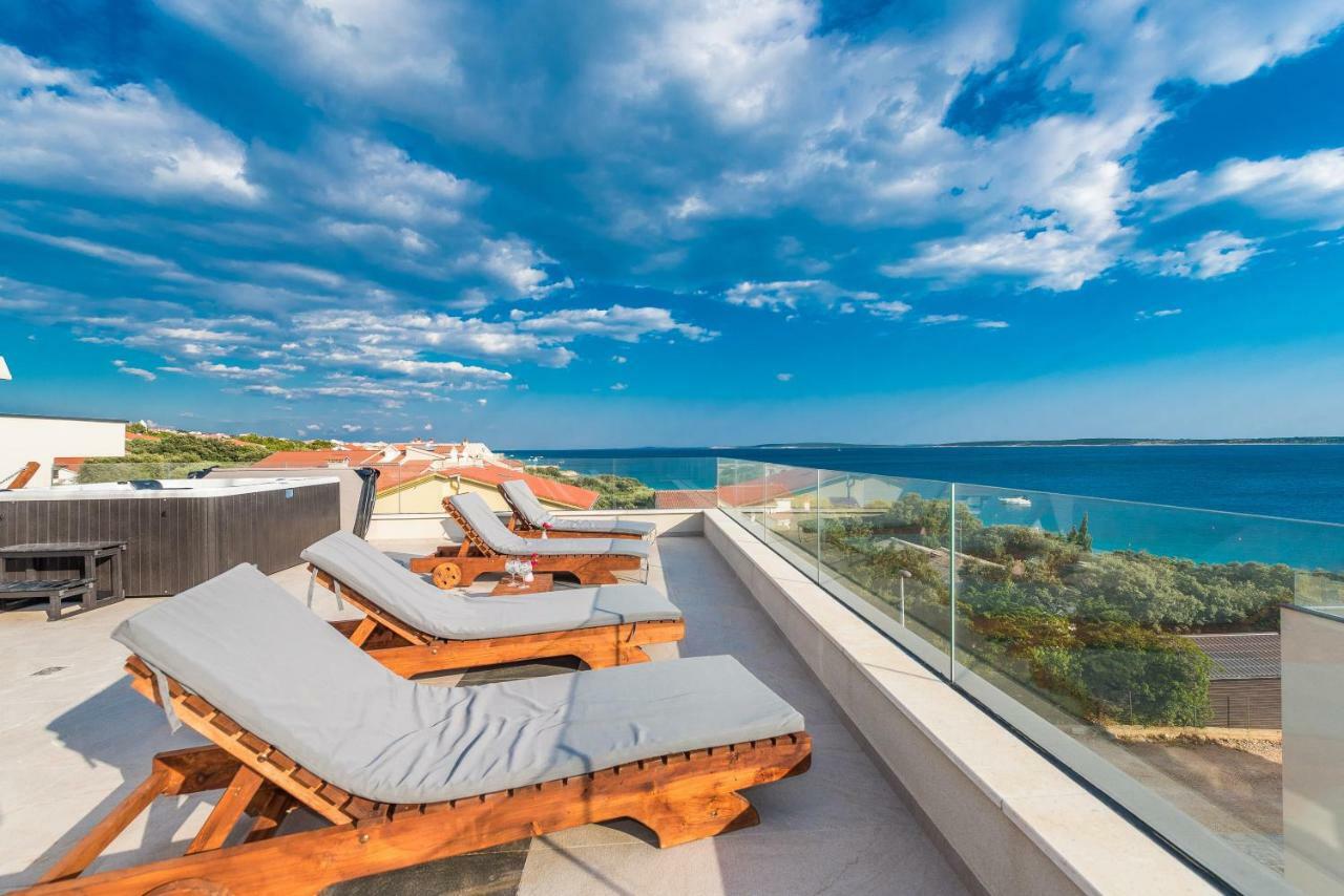 Апартаменты Luxury Penthouse Мандре Экстерьер фото